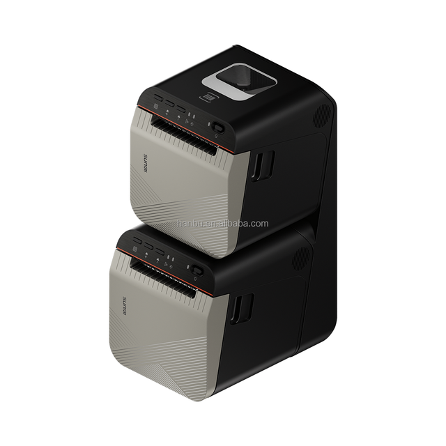 80mm Linerless Label POS Printer with Barcode Scanner Desktop Label Printer for Restaurant Kitchen and Takeaway Orders