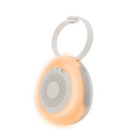 Machine à bruit blanc légère avec minuterie automatique, contrôle du volume, portable, thérapie sonore pour le sommeil, 30 sons apaisants, veilleuse, aide au sommeil