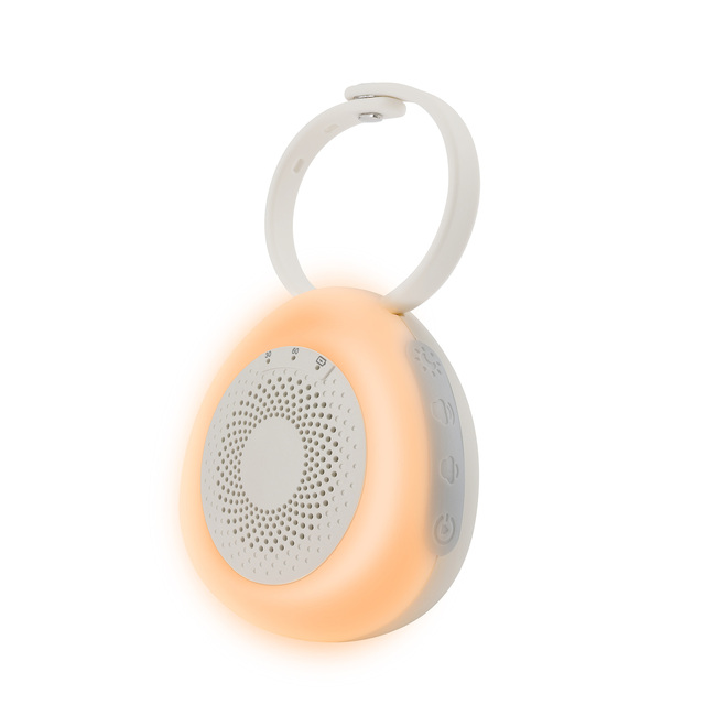 Lightweight White Noise Machine Auto Timer Volume Control Portable Sleep Sound Therapy 30 Soothing Sounds Night Light Sleep-Aid