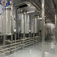 Ligne automatique à boire et à yaourt à petite échelle 1000 L/H avec cuves de fermentation de A à Z