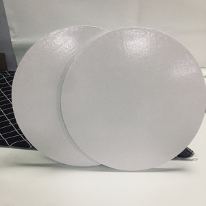Wholesale 10 in 12 16 inch paper white silver round thick cake drums circle