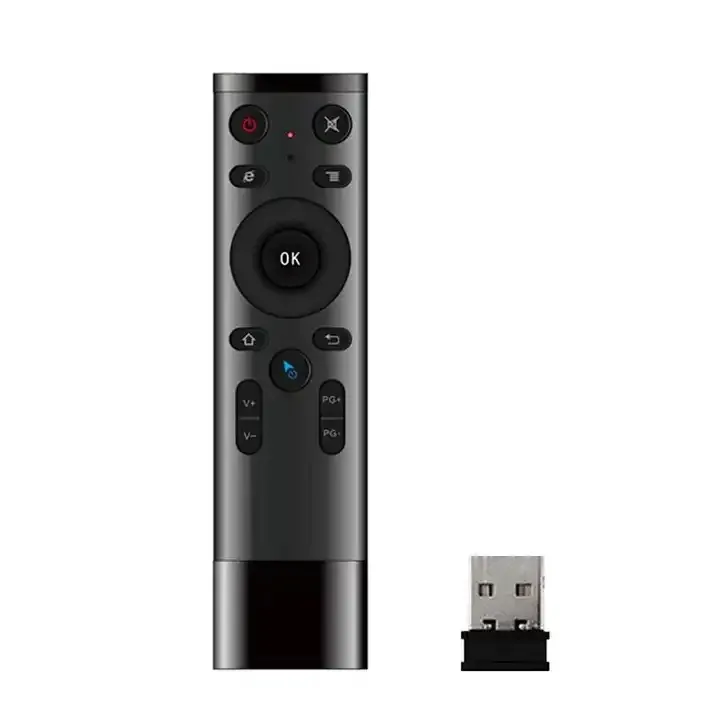 Universal Q5 Multifunctional dvb android tv box Google voice input search remote control wireless air mouse for smart tv