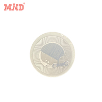 Échantillon gratuit, vente en gros d'étiquettes/autocollants NFC en papier, NTAG 213/NTAG 215/NTAG 216, programmables, diamètre 25 mm