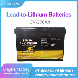 Isi ulang 12.8V 25.6V 51.2V 100Ah 200Ah 300Ah LiFePO4 baterai Lithium Ion paket untuk panel surya penyimpanan kapasitas tinggi - Product Image 5