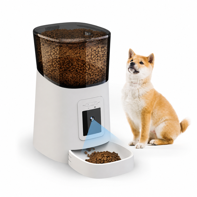 Two-way Audio Remote Monitor Timed Smart Pet Feeder with 1080P HD Camera Pet Automatic Feeder Food Dispenser APP Control