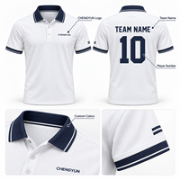 Polo de golf personnalisé minimaliste pour club, performance, tournoi, tenue d'équipe OEM