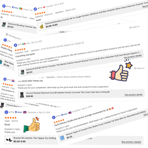 Csd lục giác chân xoắn ốc rãnh chéo hợp kim lõi khoan bit 10mm 100mm Bốn lưỡi gỗ khoan - Product Image 6