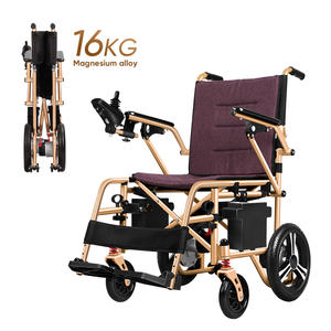Fauteuil roulant électrique léger et pliable 2025 avec moteur sans balais pour usage quotidien - Product Image 2