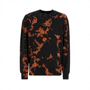 Sudadera con capucha de boca de tiburón 100% algodón para hombre, diseño vintage, holgada, estilo hipster, camuflaje, con cremallera, invierno 2026, venta al por mayor - Product Image 2