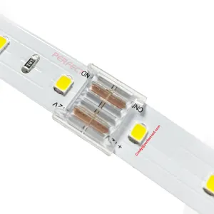 2 פין 5 מ"מ 8mm 10mm 12mm לחץ LED רצועת מחבר שימוש לרצועה להתפשט