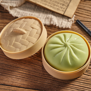 Jouet Squishy Grand Format 15cm en Forme de Baozi Scintillant, Jouet Sensoriel Anti-Stress à Presser pour Enfants et Adultes - Product Image 6