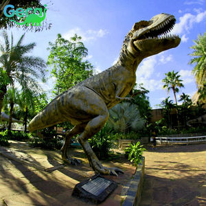 Tête de dinosaure animatronique en résine 3D grandeur nature personnalisable de haute qualité pour la décoration murale du parc à thème Gecai Jurassic - Product Image 4