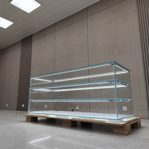 הונג ז 'אן ז' אן מותאם אישית תצוגה זכוכית טהורים הובילו אור לתצוגת עוגה ולחם בחנויות המאפייה למכירה - Product Image 2