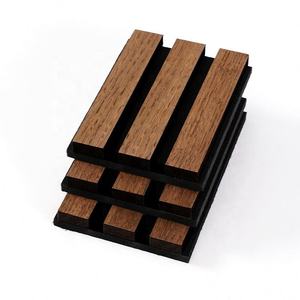 Panneau acoustique en bois de chêne naturel de style européen avec design 3D et design graphique pour la décoration de chambre à coucher, d'hôtel, d'hôpital - Product Image 1