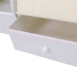Libreria per Bambini e Contenitore Giocattoli, Scaffale per Libri per Bambini Piccoli, Libreria per Neonati per Cameretta, Organizzatore Giocattoli <span class=keywords><strong>Montessori</strong></span>, Bianco - Product Image 2