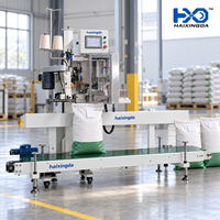 Machine de scellage de sacs à convoyeur automatique facile à utiliser, système de fermeture et d'étiquetage de sacs industriels pour les petites entreprises