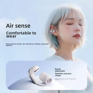 2025 Siêu Cuộc Sống Lâu Dài Thoải Mái Âm Thanh Vòm Mở Earbuds Tai Nghe V12 Earclip V5.3 Tiếng Ồn Hủy Bỏ LED Chỉ Số Pin - Product Image 2