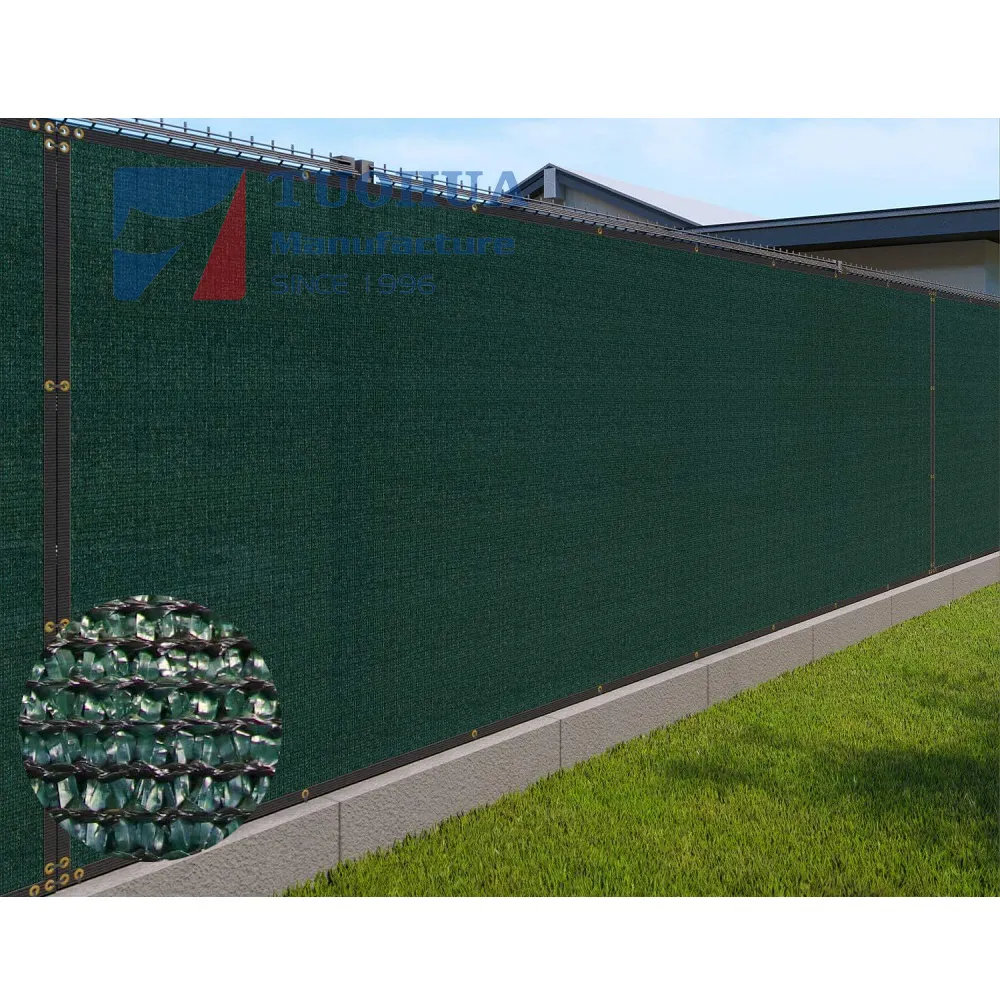Factory 100% Virgin Polyethylene (HDPE) Privacy Fence Screen with UV Stabilized