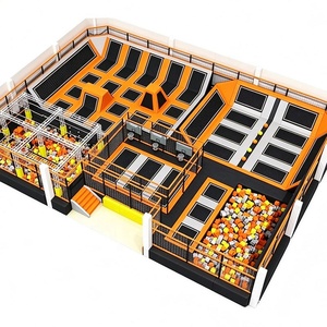 <span class=keywords><strong>Parque</strong></span> de Trampolines Interior Multifuncional Personalizado con Pared de Escalada, Foso de Espuma y Circuito Ninja para Centros Comerciales - Product Image 2