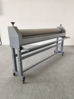 Nouvelle Laminoir Pneumatique à Grande Vitesse, Épaisseur 27mm, 1600mm, à Moteur Électrique, Machine à Laminage Manuelle pour Vinyle, Bois et Cartons