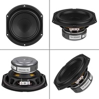 Haut-parleur carré large bande à bobine mobile de 3, 4 et 6 pouces pour usage domestique et informatique, 8 ohms, 12W, sensibilité 92 dB/W