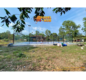 Cancha de Pádel para Interiores y Exteriores Phuoc Thinh de Fábrica OEM, Juego Completo de Tenis de Pádel con Estructura de Acero, Suministro Internacional - Product Image 1