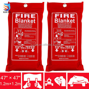 Trung Quốc OEM tùy chỉnh 1m x 1m PVC mềm túi chống cháy chăn cho khách sạn - Product Image 2