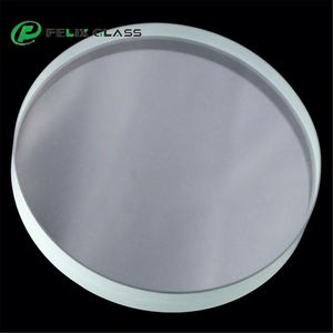 China Professional Produce Laser Cut ultra White Tempered <b>Circle</b> Sight Glass for <b>Lighting</b> Cover - Product Image 1