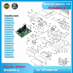 Carte de commande du ventilateur de l'unité intérieure Daikin VRV PC16004-1 PC16004-2, module de carte de circuit imprimé du ventilateur de climatiseur pour système VRF HVAC, pièces détachées - Product Image 5