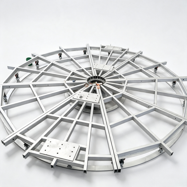 1m Motorized Rotating Display Stand 360 Turntable Platform Aluminum Steel Exhibition Stage 100kg Load RDS-1010 6m Table