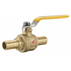 Brass Press Fit Ball Valve 1 In Lead Free For Water Industry Use Switch Type Connection - Product Image 3
