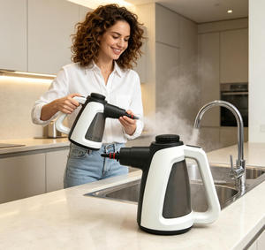 Nettoyeur vapeur portable, nettoyeur vapeur électrique pour le nettoyage des surfaces des armoires de cuisine - Product Image 1
