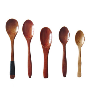 Factory direct supply of wooden spoons, long-handled wooden spoons, thread-wound small spoons, household rice spoons, <b>honey</b> - Product Image 4
