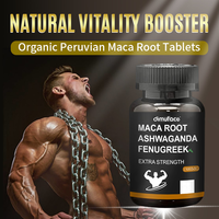 Capsules de racine de maca et d'ashwagandha, complément naturel pour la vitalité et l'endurance, soulagement du stress, soutien immunitaire et stimulation énergétique