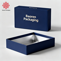 Baoren – Boîtes rigides personnalisées pour vêtements et chaussettes de bébé, couleur sur mesure, style vintage, impression UV, logo personnalisé, écologiques, luxe haut de gamme