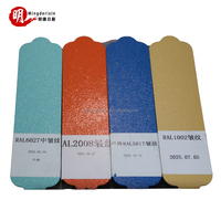 RAL 7035 Revêtements en poudre de polyester en résine à haute brillance Peintures en poudre électrostatiques anti-rides Peinture en poudre à motif