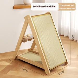 Tablero para rascar gatos de sisal de madera maciza, resistente al desgaste, sin chip, columna Vertical para gatos, almohadilla para rascar gatos, rascador de juguete - Product Image 6