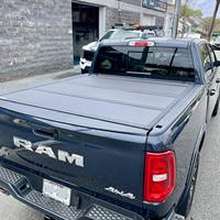 Couverture de benne rigide pliable pour Ram 2500, Ram 3500 (2019-2024), GMC Sierra 1500 (2019-2024), Nissan Frontier 5.5ft 6.5ft 4x4