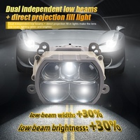 Lente Proiettore Bi-LED Laser Personalizzabile in Fabbrica, Abbaglianti/Anabbaglianti, 3 Pollici, 12V, Nuovi Accessori Auto, 20000 Lumen, 6000K/4300K