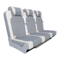 Siège-lit pivotant pliable en cuir AutoLiuma pour camping-car, angle de coussin réglable à 180°, dossier réglable en hauteur, modèle L008F, différentes couleurs