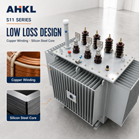 Transformateur de distribution à huile de 50 kVA à 500 kVA, 10 kV, 11 kV, 20 kV, 22 kV vers 400 V, transformateur abaisseur de tension industriel