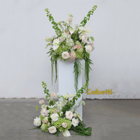Florales de mariage haut de gamme Boule de fleurs d'hortensia rouge Boule de fleurs d'hortensia artificielle en soie bordeaux Centre de table de mariage