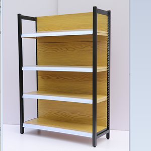 <b>Heavy</b> <b>Duty</b> Metallic Perforated Galvanized Supermarket Gondola Shelving Units with Quick Installation 1200x1800mm - Product Image 1