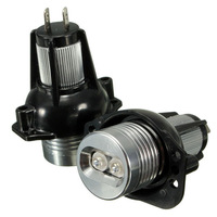 Feux avant à LED Angel Eye pour BMW E90 E91 2006 2008, bleus, DRL, paire