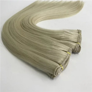 Jasmine beauty Pu Weft hair extension <b>Russian</b> Double Drawn Human Hair Cuticle Aligned Double Weft Hair Remy <b>Russian</b> Hair - Product Image 4