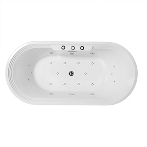 Baignoire autoportante en acrylique à prix abordable avec fonction de massage, fournisseur de baignoires Gurgle - Product Image 4