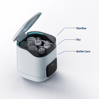 Robot culinaire pour bébé, laveur, sécheur, cuiseur vapeur, mini, compact, électrique, 500W, PVC, automatique, intelligent, réponse rapide
