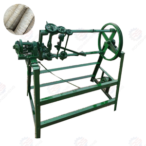 Machine à fabriquer des cordes en paille <span class=keywords><strong>de</strong></span> roseau à double matériau, composants principaux du moteur à engrenages, haute vitesse 300-500 m/h, puissance 180 W pour utilisation en jardinage - Product Image 1