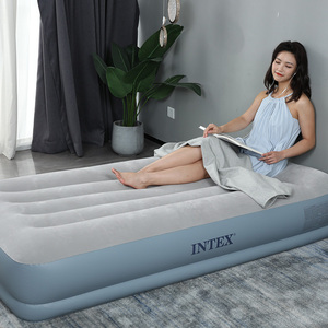 Intex 64116 Twin Inflatable Air Mattress-Home Hotel &amp; Hospital Use Convertible Foldable Design Portable Raised <strong>Bed</strong> for Camping - Product Image 3