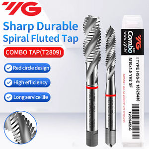 <span class=keywords><strong>Combo</strong></span> T2809 <span class=keywords><strong>de</strong></span> Grifo en Espiral <span class=keywords><strong>de</strong></span> Hierro Fundido <span class=keywords><strong>de</strong></span> Acero Inoxidable, Accesorio <span class=keywords><strong>de</strong></span> Acero Inoxidable, M3, M4, M5, M6, M8, M10, M27, M30, Etc., T2809, 1, 1 Unidad, 1 Unidad, 2 Unidades - Product Image 2